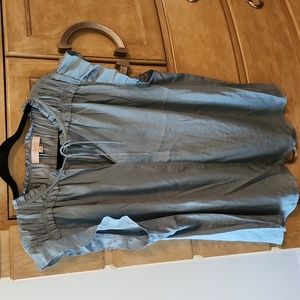 Loft XXL grey/blue blouse